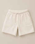 FLAMÉ JERSEY SHORTS ECRU - KIDS