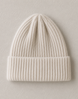 CHUNKY WOOL BEANIE 0-6m - NATURAL