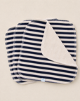 HERBRUIKBARE DOEKJES (SET VAN 3) - dark blue/ecru