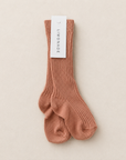 KNEE SOCKS - Terracotta
