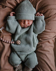 chunky knit mint - baby