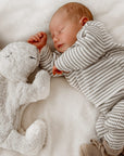 CUDDLY + HEAT PILLOW RABBIT SMALL - WHITE