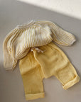 MUSLIN BAGGY PANTS YELLOW - baby