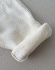 BAGGY TROUSERS FLEECE - NATURAL