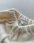 BAGGY TROUSERS FLEECE - NATURAL