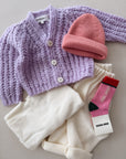 BAGGY TROUSERS FLEECE - NATURAL