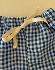 BLUE VICHY SHORTS - BABY & KIDS