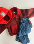 La Oca reversible sheepskin jacket - baby