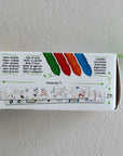 MINI KLEURROL 2M + 3 KRIJTEJES - VOERTUIGEN