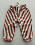 RELAXED JOGGER - POPPY STRIPE