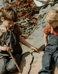 DUGAREE RAIN PANTS - laurel