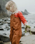 DUGAREE RAIN PANTS - rust