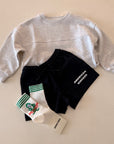 FLEECE SWEATER GREY MELANGE - KIDS