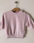 FLEECE SWEATER SOFT LILA - BABY