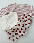 Short Sleeve Layered Tee ivory - baby & kids