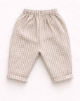 Kids Classic Check Pants Beige - kids
