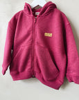 ZIP SWEATER DOVEN GERANIUM - KIDS