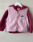 ZIP SWEATER DOVEN GERANIUM - KIDS