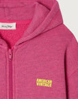 ZIP SWEATER DOVEN GERANIUM - KIDS