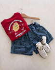 FIZVALLEY T-SHIRT RUBIS VINTAGE - KIDS