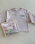 T-SHIRT FIZVALLEY LILAC BLUE - KIDS