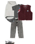 HOKTOWN BORDEAUX MELANGE - KIDS