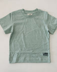 SHORTSLEEVE TEE GREEN MENTH MELAGE - KIDS