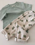 SHORTSLEEVE TEE GREEN MENTH MELAGE - KIDS