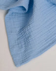 MUSLIN CLOTH 70X70 - light blue