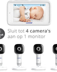 WIFI BABYFOON - GRAND ELITE 4 CONNECT CRIB - WIT