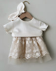 RUFFLED T-SHIRT - CREMA