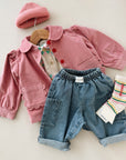 Mia Overshirt – Velvet Rose