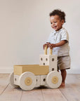 3-IN-1 BABY WALKER - Sand Grey / Honey Yellow