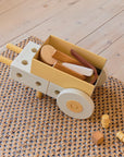 3-IN-1 BABY WALKER - Sand Grey / Honey Yellow