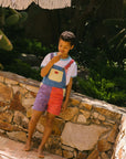 MOZZARELLA SHORT OVERALLS BABY&KIDS