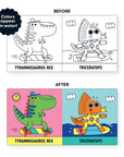 BADBOEK DINO'S - Color Magic