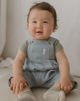 Denim Overall Shorts
