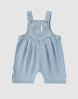 Denim Overall Shorts