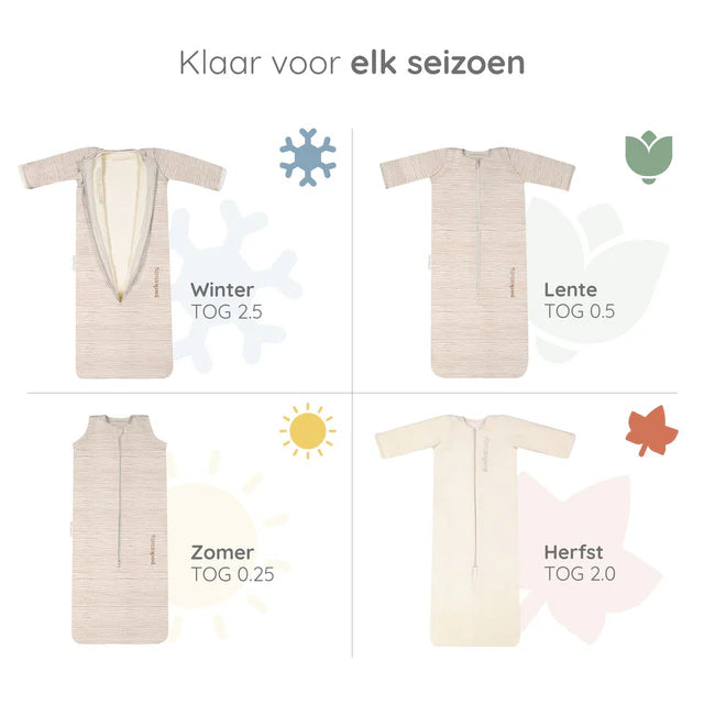 4-seizoenen slaapzak - 6m-2,5j hazel stripes