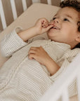 4-seizoenen slaapzak 6m-2y puckababy sage stripes
