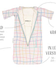 NEWBORN SLAAPZAK COTTON - 0-6m funky lines