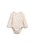 PRINTED RIB FLAMÉ BODY NEWBORN