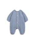 WOVEN JUMPSUIT BABY - blue