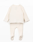 SWEATER + RIBBED TROUSERS SET - BABY