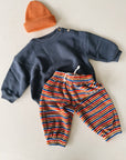 FLEECE SWEATER - DARK BLUE