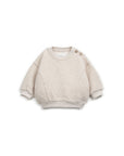 FLEECE SWEATER - BEIGE MELANGE