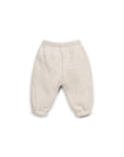 FLEECE TROUSERS - BEIGE MELANGE
