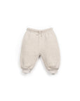 FLEECE TROUSERS BABY GIRL - BEIGE MELANGE