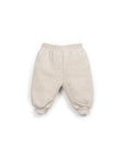 FLEECE TROUSERS BABY GIRL - BEIGE MELANGE