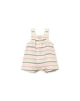 STRIPED FLAMÉ JERSEY JUMPSUIT - BABY